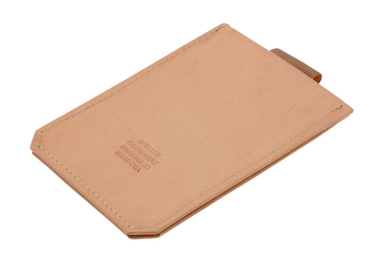 Chris Reeve 'The Reeve Card Wallet' Leather, Tan, portemonee