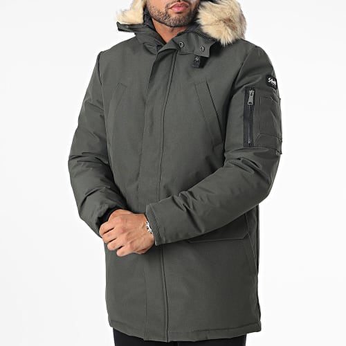 Parka Fourrure Nelson 20 Vert Kaki