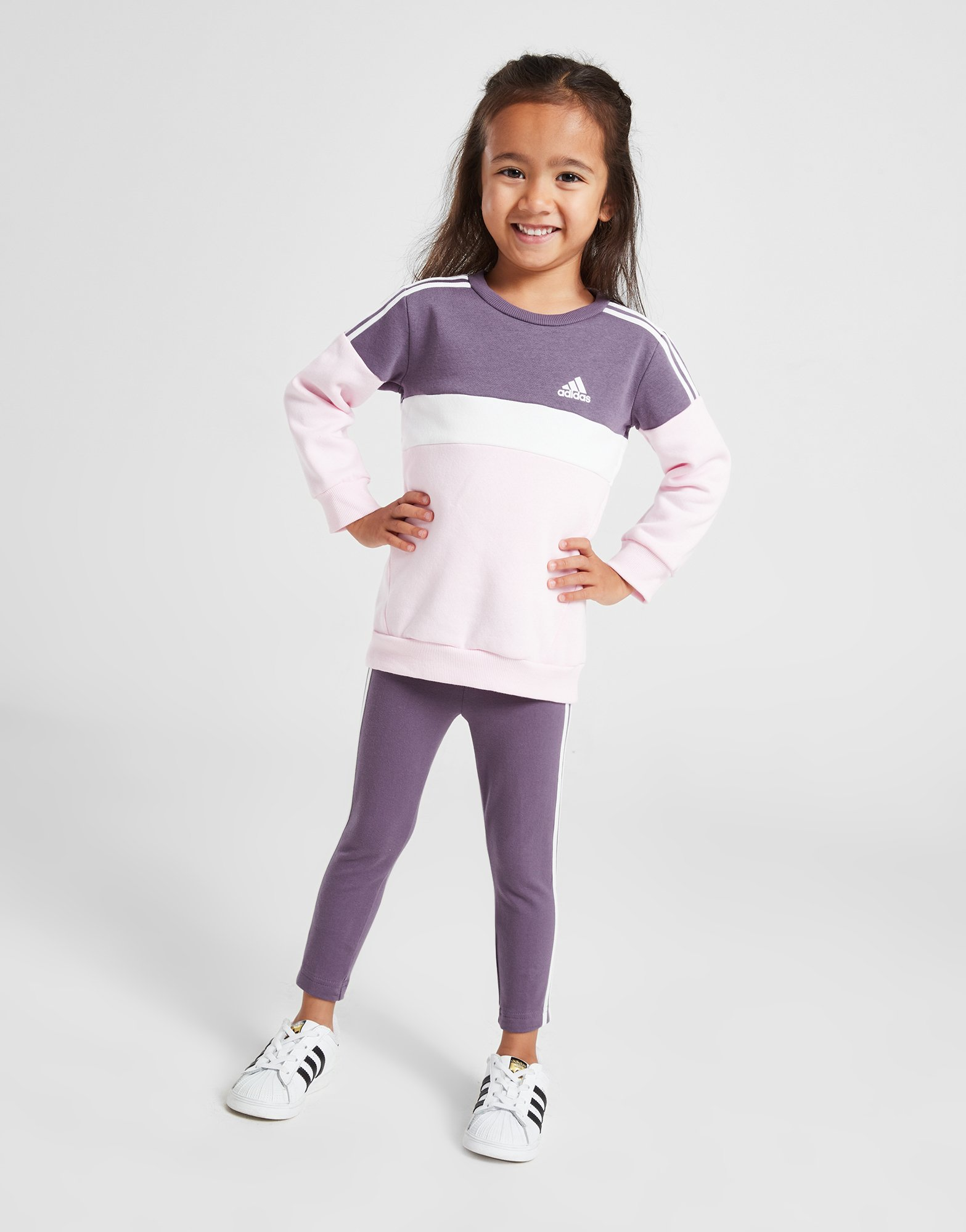 adidas Ensemble de survêtement Colour Block Bébé