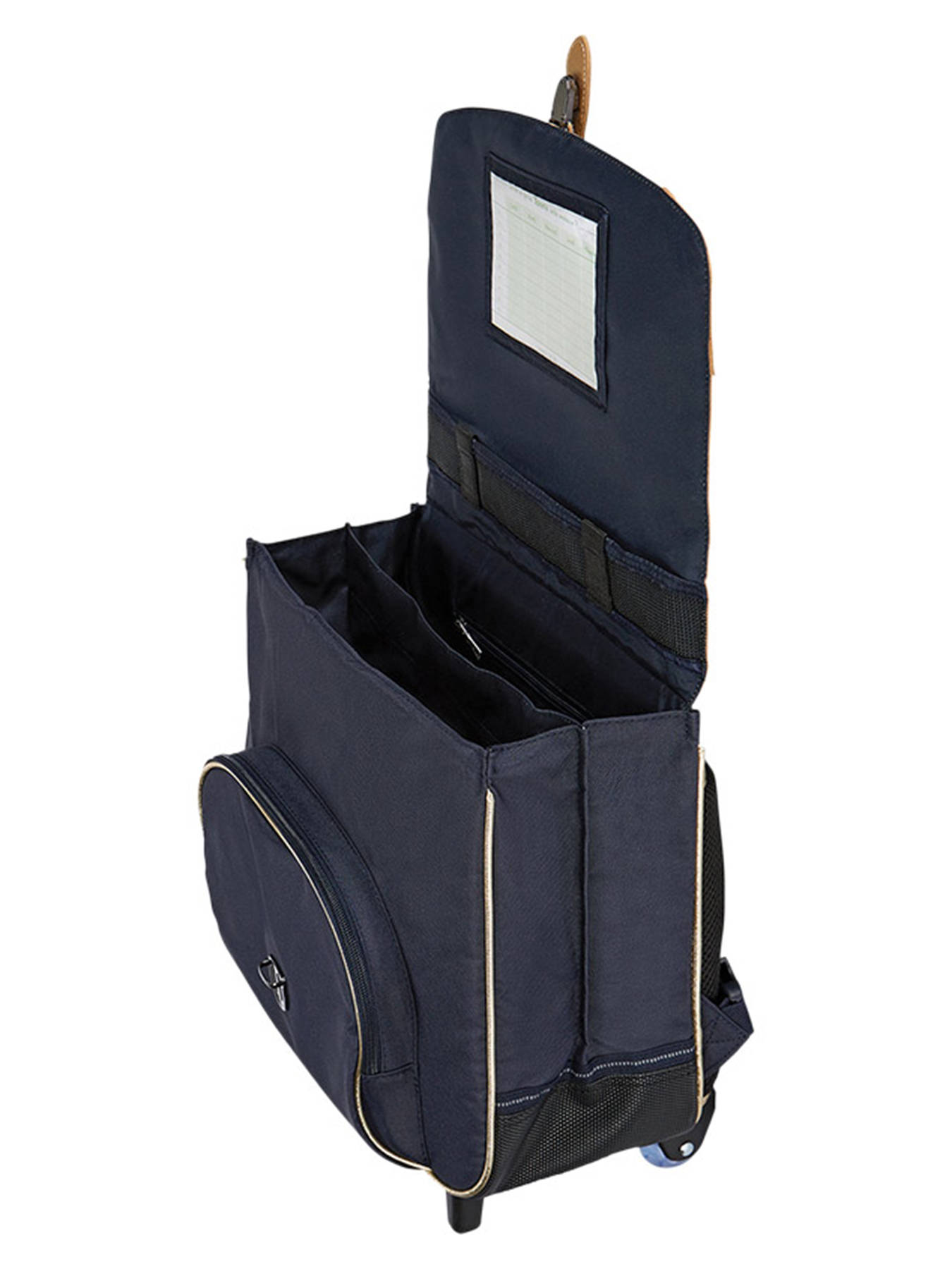 Cartable  roulettes 2 compartiments TANN'S