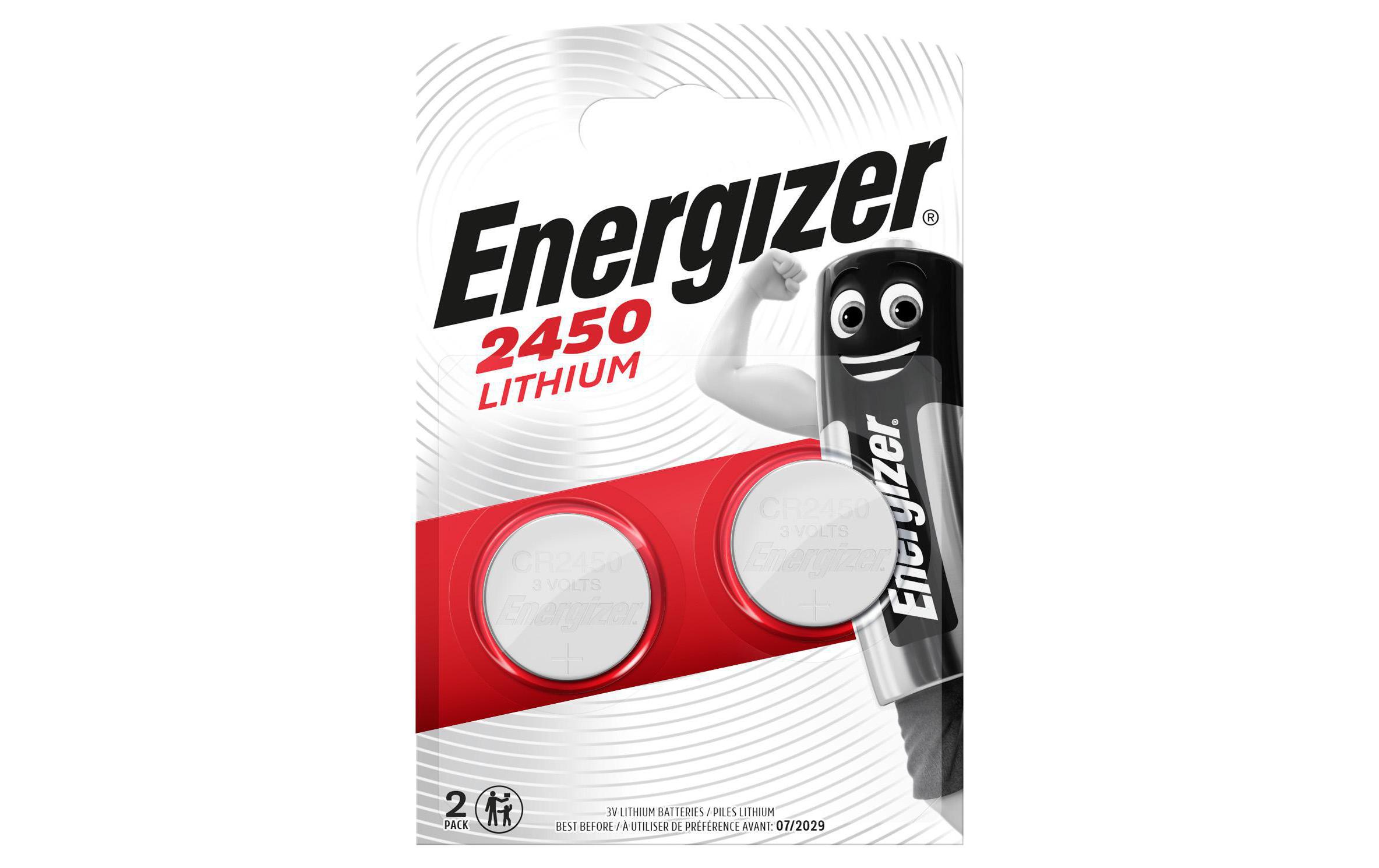 Knopfzelle Lithium CR-2450 , 2 StückTyp Knopfzelle, 2 Stück