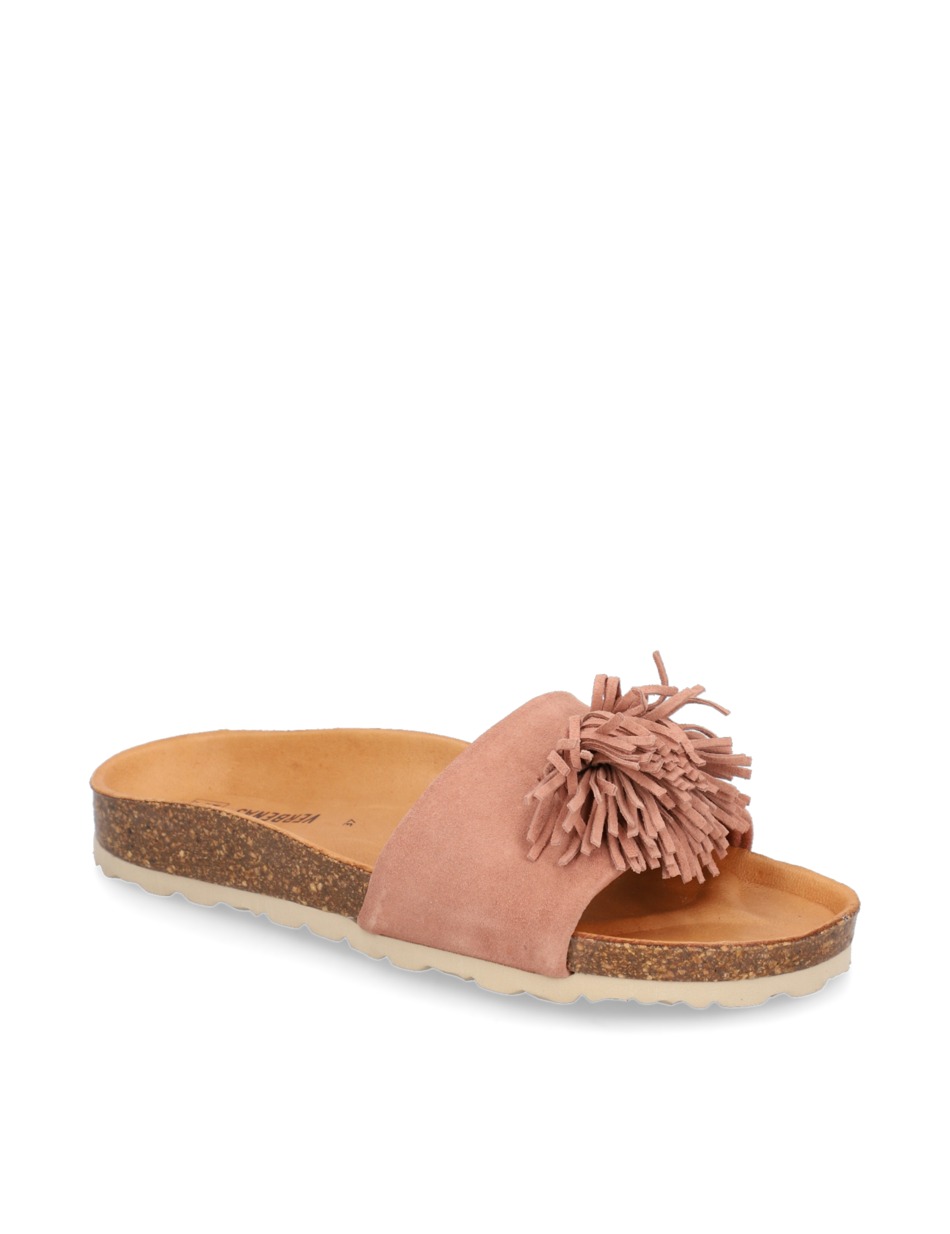 Veloursleder Pantoffel