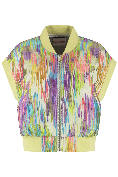Studio Amaya multi color dames gilet