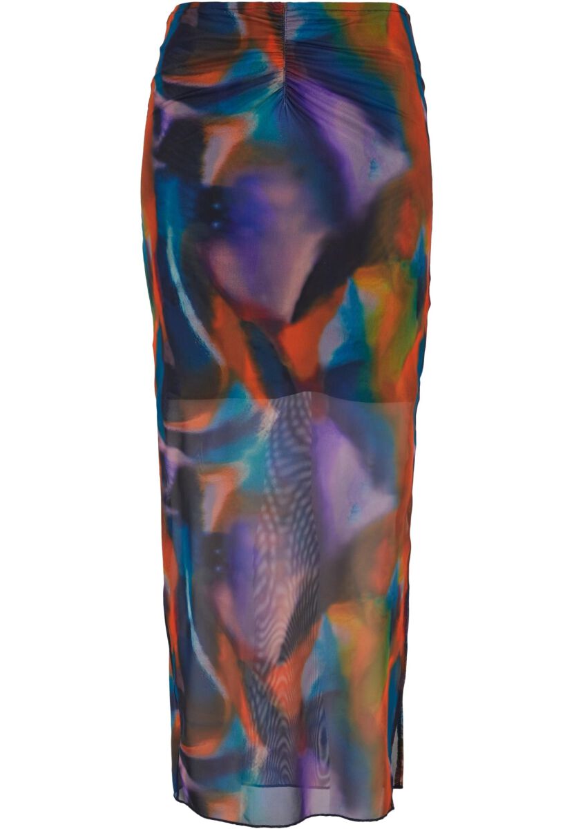 Ladies AOP Mesh Tube Skirt | Urban Classics Jupe longue