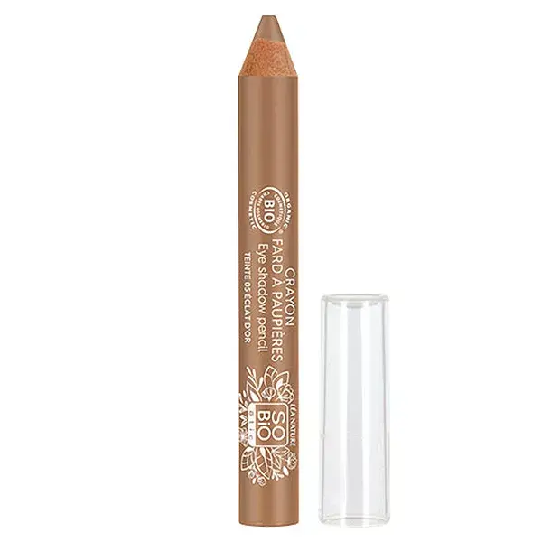 Lápis de Olhos Jumbo SO BiO étic da Léa Nature, Sombra N°05 Organic Gold Glow, 6g