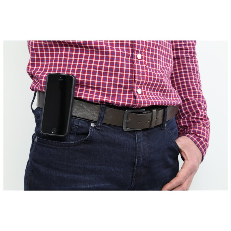 Universal Belt Clip Gürtel Halterung für Smartphone (QLM-BLT-3) - Schwarz / Blau