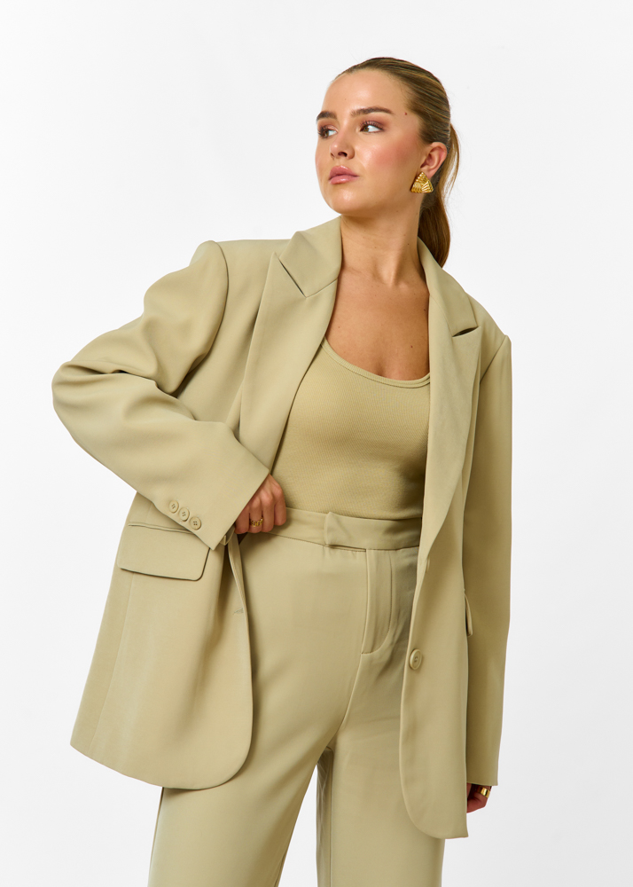 Audrey oversized blazer salie groen