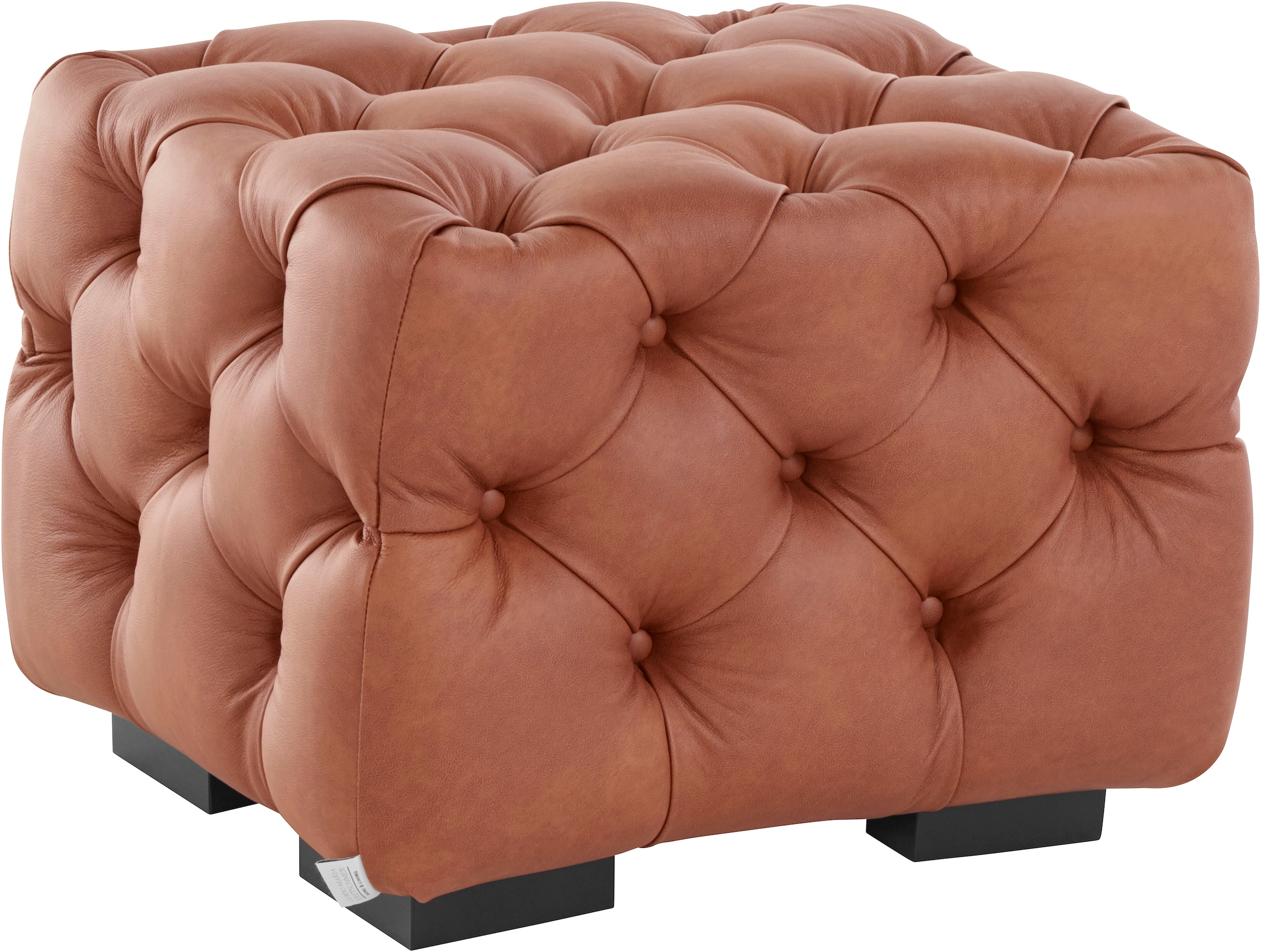 Home affaire Polsterhocker »Kalina« mit klassischer Chesterfield-Knopfheftung, passend zur  Serie 