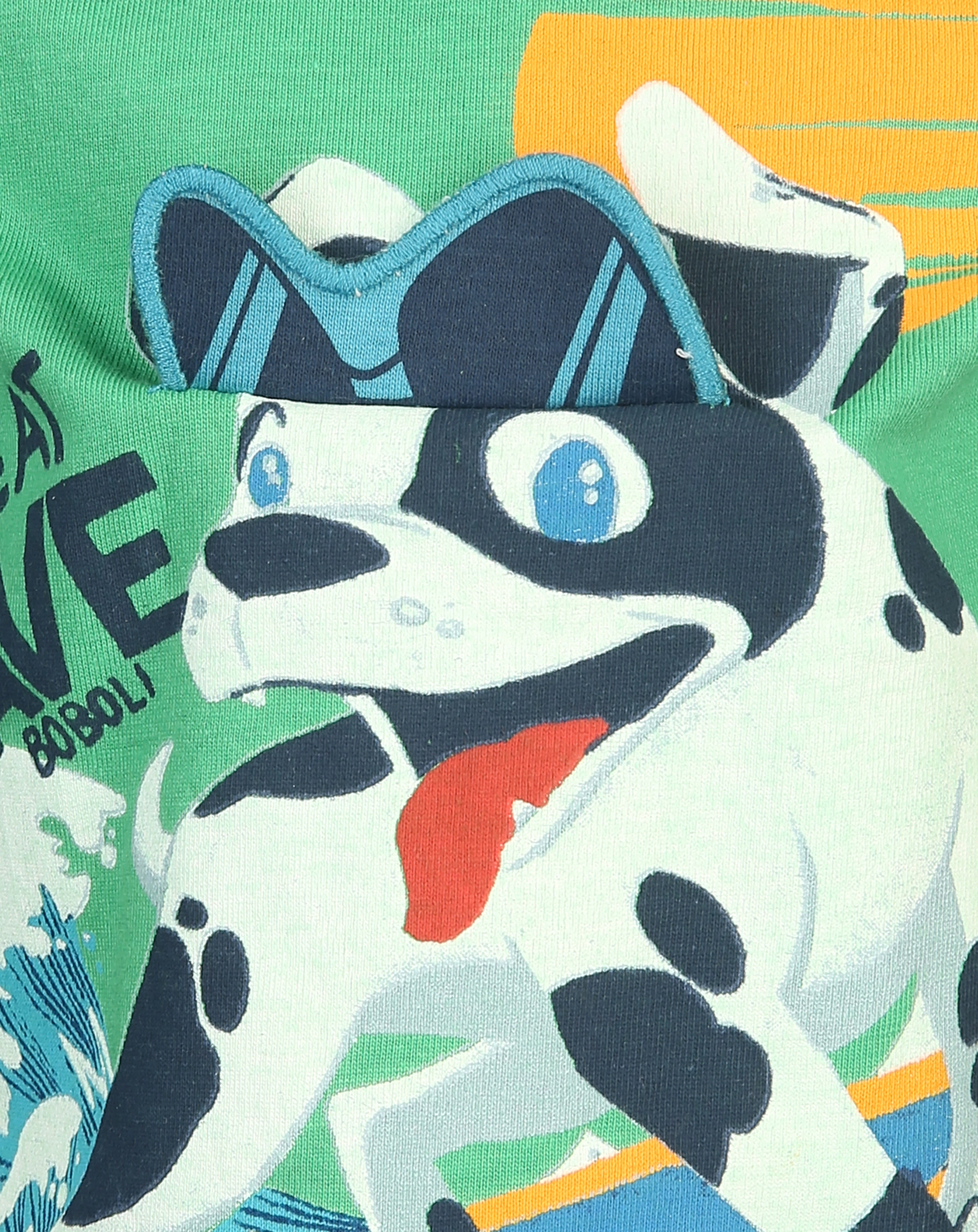 T-Shirt GREAT WAVE in grün