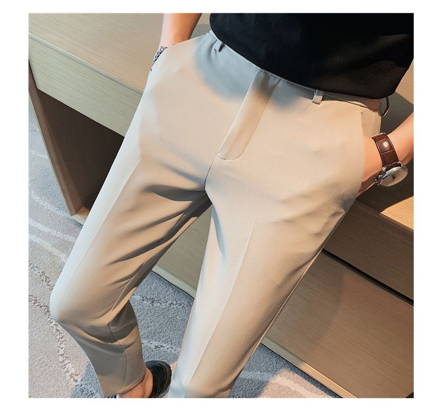 Deepwood - taps toelopende cropped pantalon