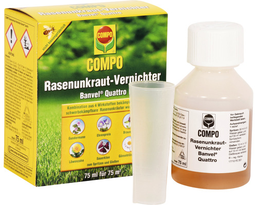 Gazononkruidverdelger COMPO Banvel® Quattro 75 ml 75 m²