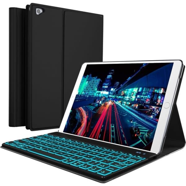 Bakgrunnsbelyst tastaturveske for iPad mini 4/5, svart