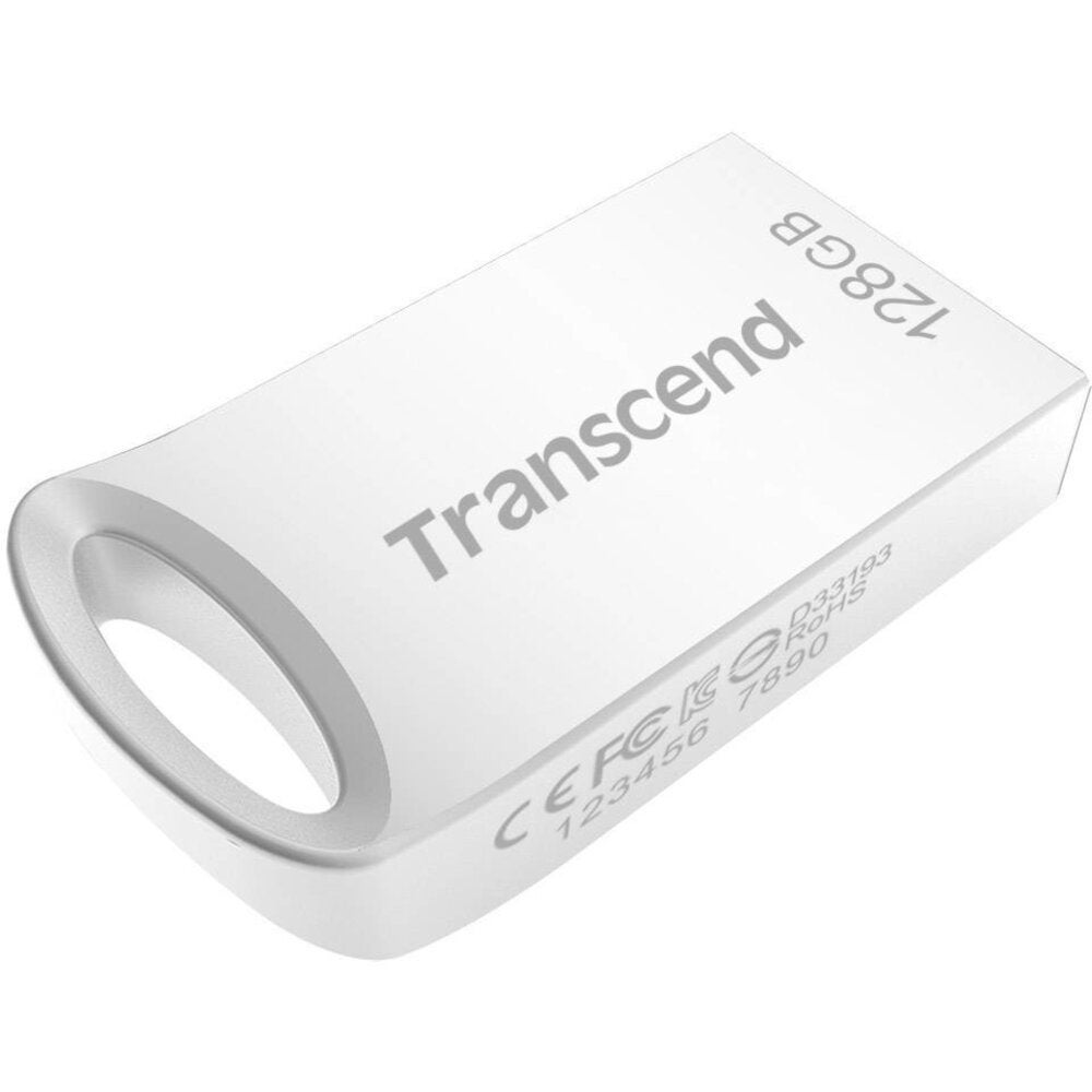 Transcend JetFlash 710S 128 GB USB 3.2 Gen 2 zilver