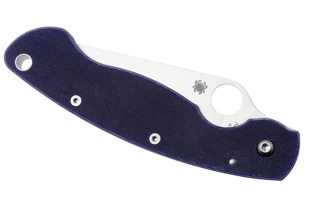 Spyderco Military S110V Dark Blue C36GPDBL zakmes