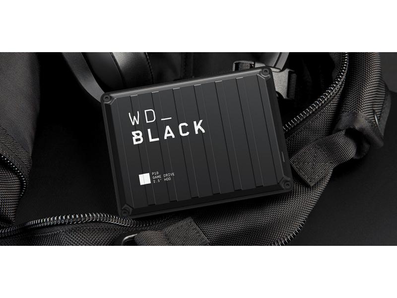 WD Black Externe Festplatte WD_BLACK P10 Game Drive 5 TB Tragbarer Speicher für Ihre Spielesammlung