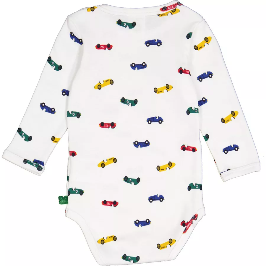Fred's World Langarmbody WhiteCucumberyellow