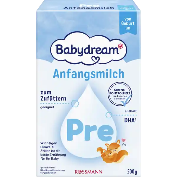 Anfangsmilch PRE von Geburt an