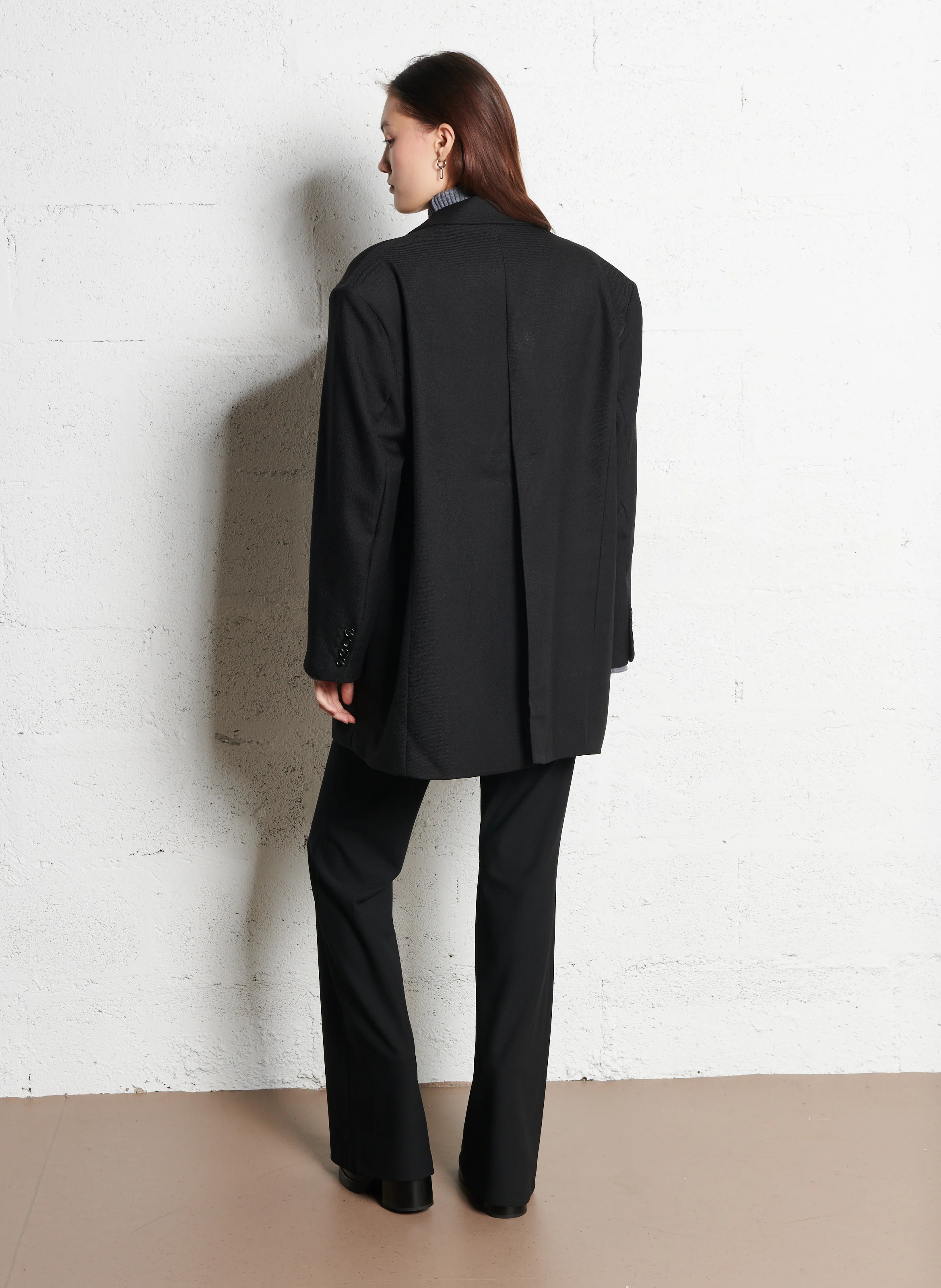 POPPY - Pantalon évasé cropped | Noir