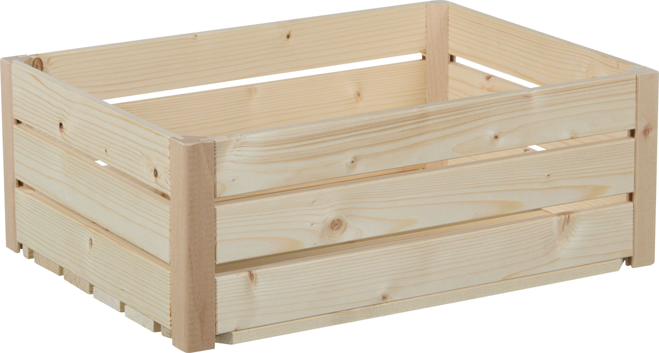 ZOLLHAUS Holzkiste - Natur / B: 40.0 cm x T: 30.0 cm x H: 15.0 cm