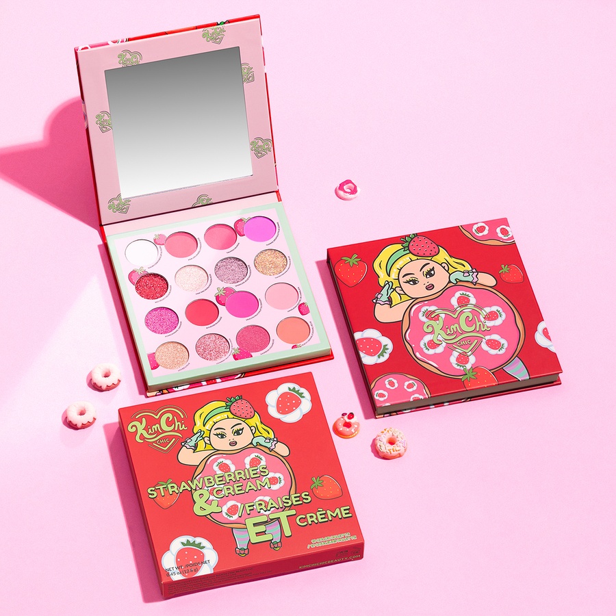 KimChi Chic Donut Collection Eyeshadow Palette Strawberries & Cream 12,8g