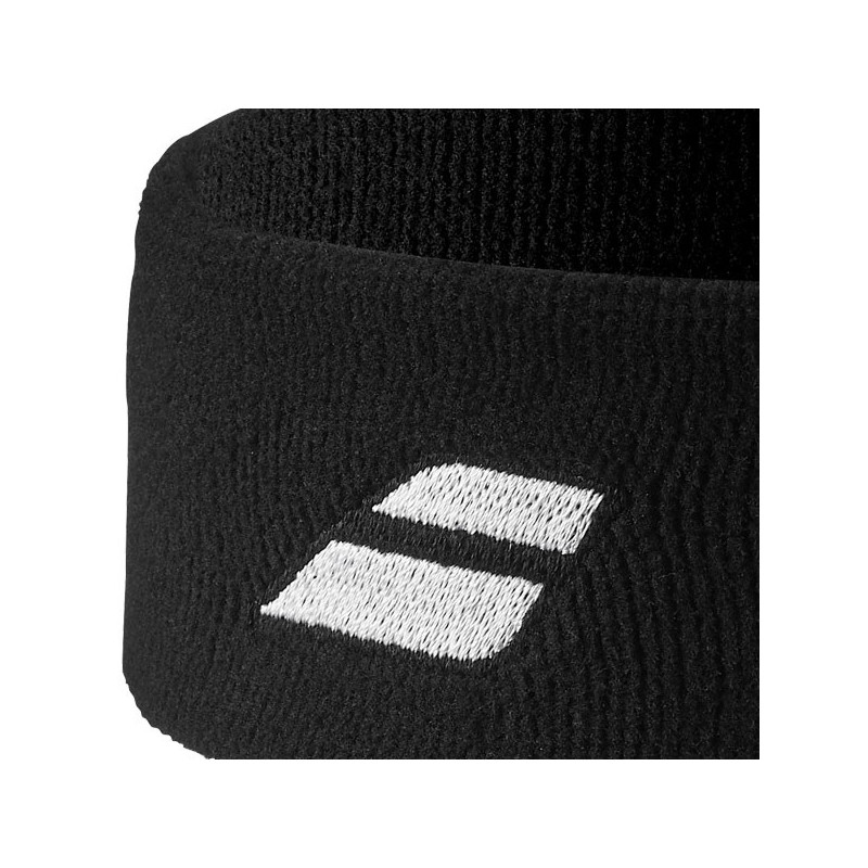 Bandeau éponge Babolat Logo Headband blanc ou noir