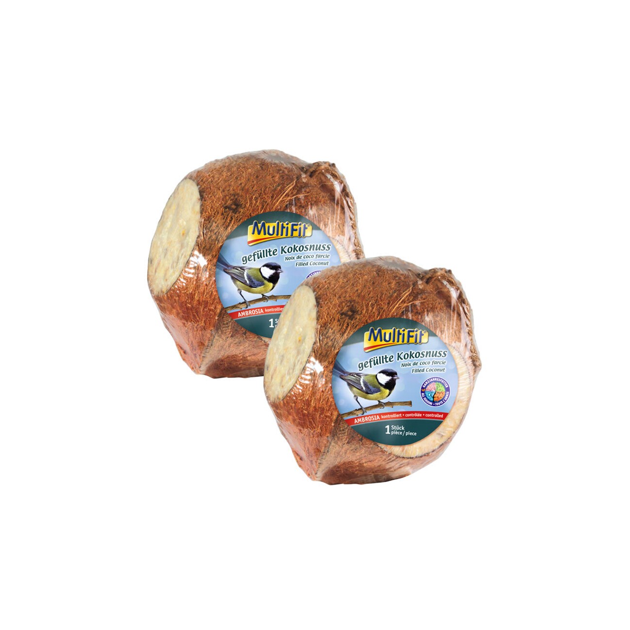 MultiFit Gefüllte Kokosnuss 2x1 Stück
