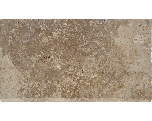 FLAIRSTONE Zwembadrandsteen Napoli element recht bruin 1 lange zijde afgerond 61x35 x 3 cm