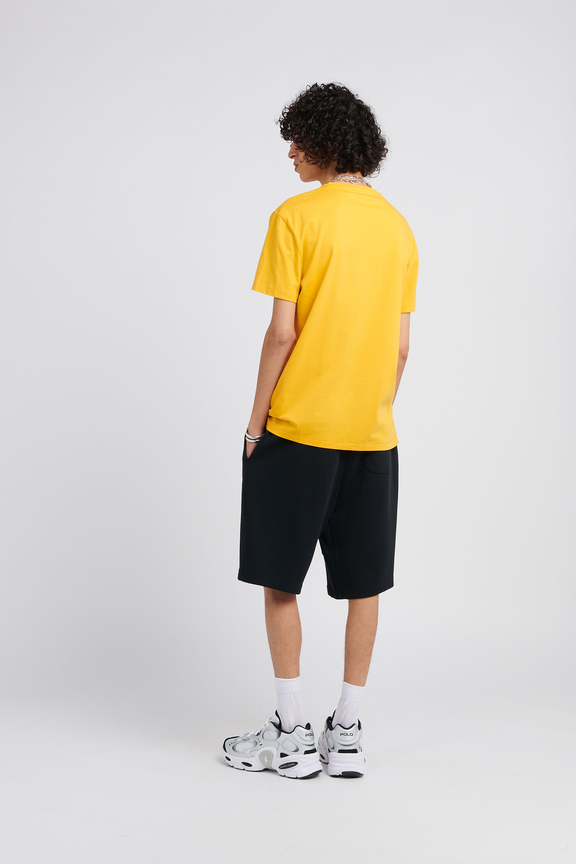 POLO RALPH LAUREN T-shirt  Custom Slim Fit Jersey Crewneck T-Shirt Jaune