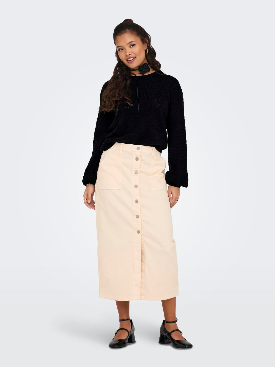 JDYLIANA Strickpullover Sky Captain