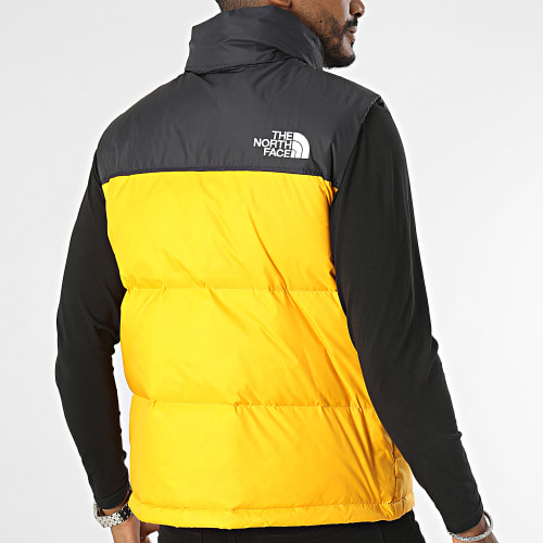 Doudoune Sans Manches Retro Nuptse 1996 A3JQQ Jaune Noir