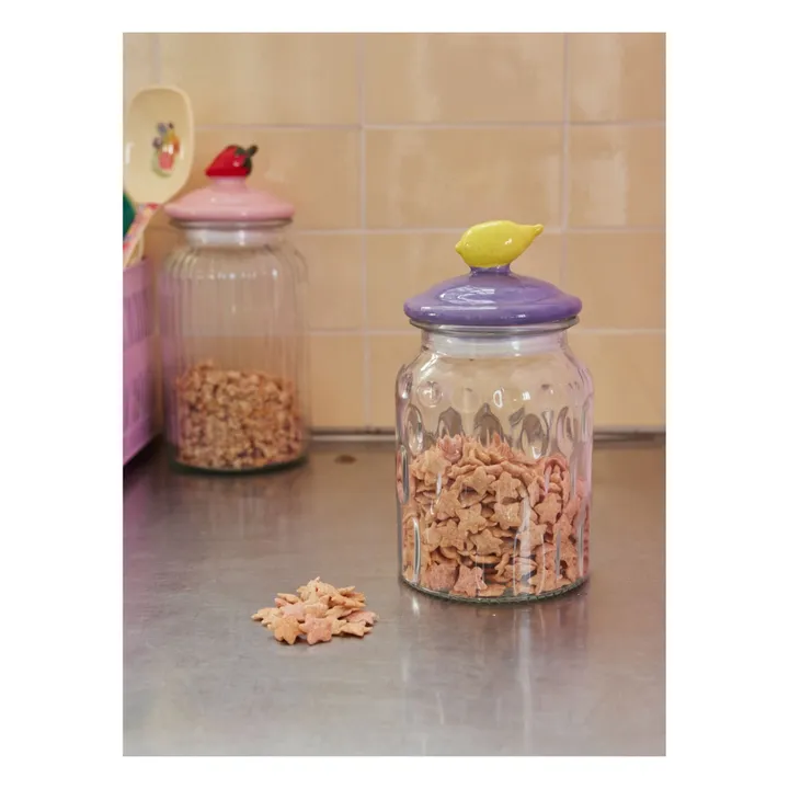 Rice Bocal en verre Citron | Violet