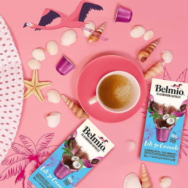 Belmio Let's Go Coconutz kaffekapsler til Nespresso (10 stk.)