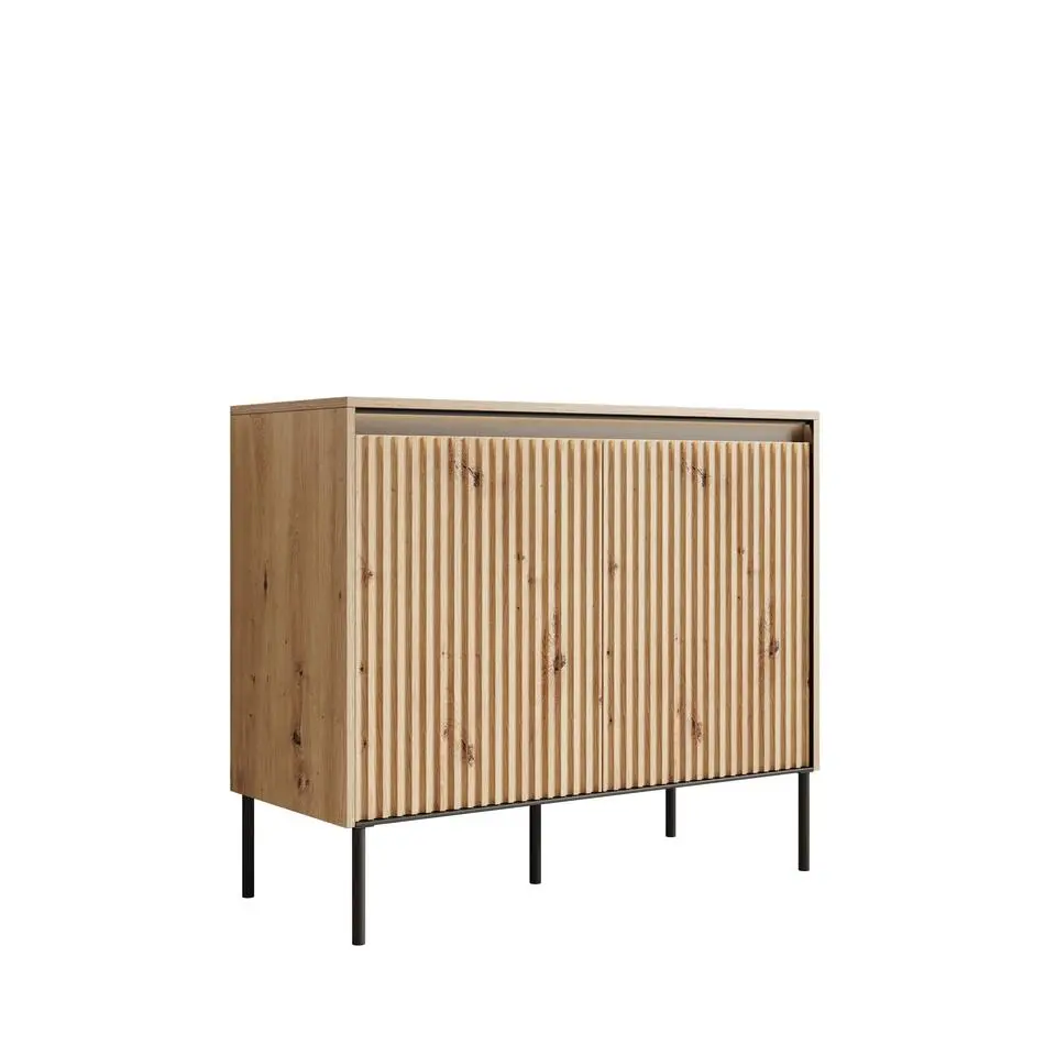 Meubella - Dressoir Timoteo - Eiken - 98 cm