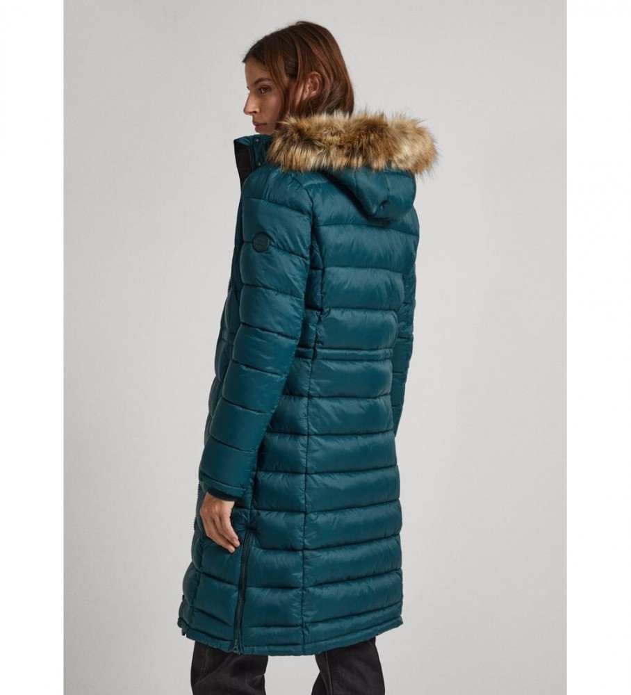 Casaco longo verde Pepe Jeans May