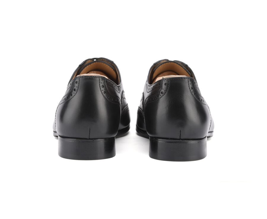 Richelieu homme Noir semelle cuir avec patin - SURREY PATIN