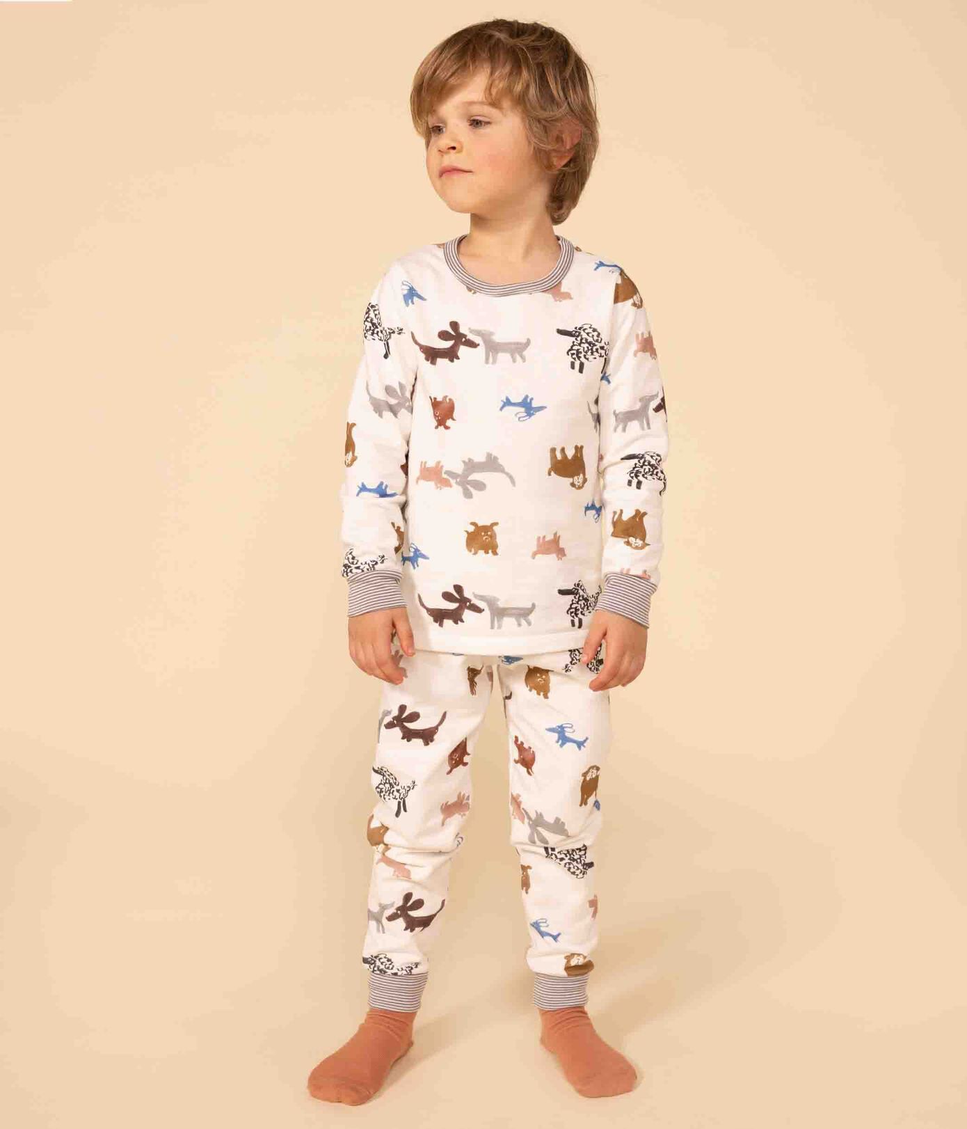 Pyjama déguisement chien petite fille/petit garçon en molleton