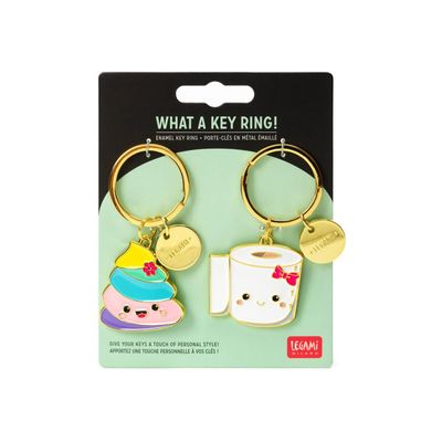 Legami What a Key Ring! Poo - Porte-clé