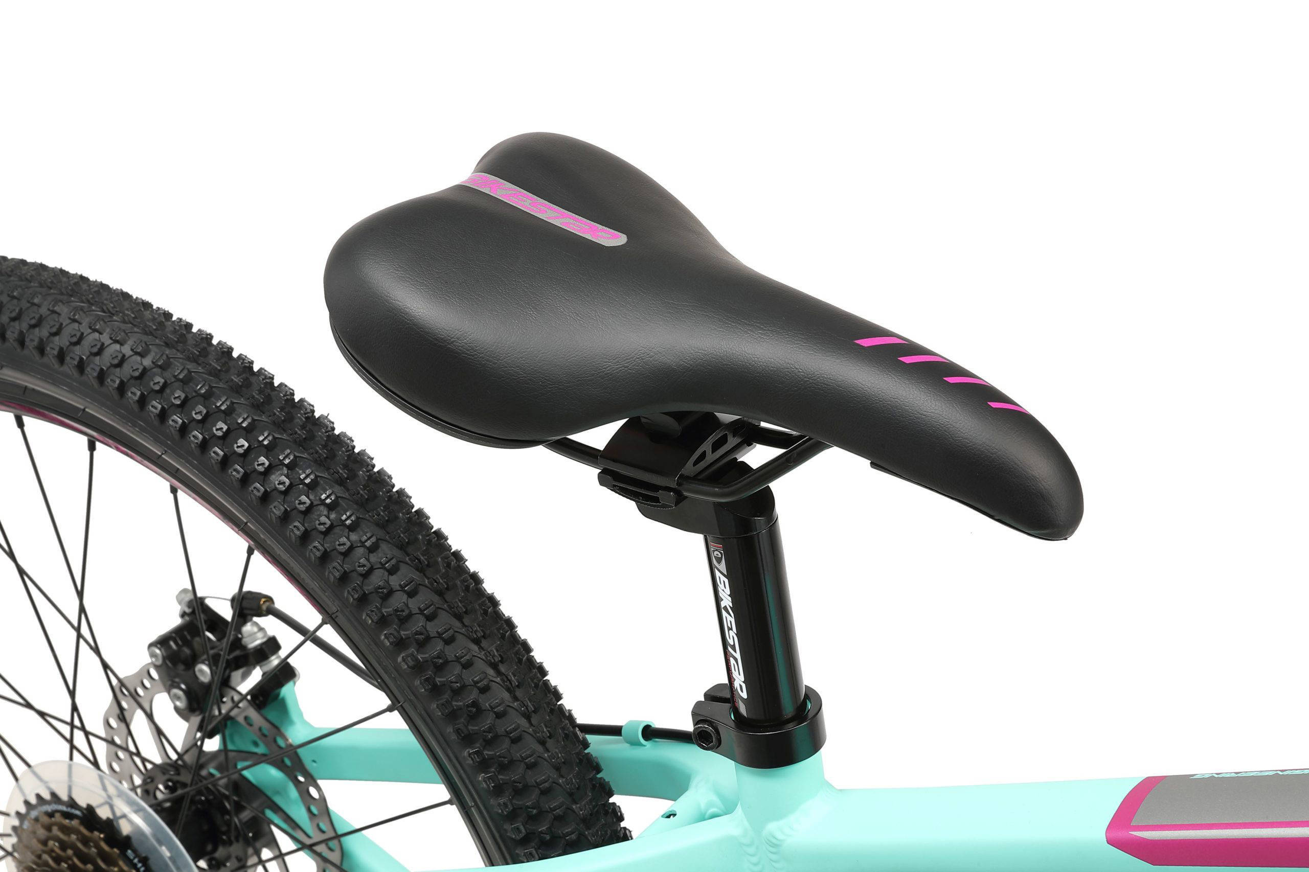 BikeStar MTB, Sport kinderfiets 24 inch mint /roze, 21 speed