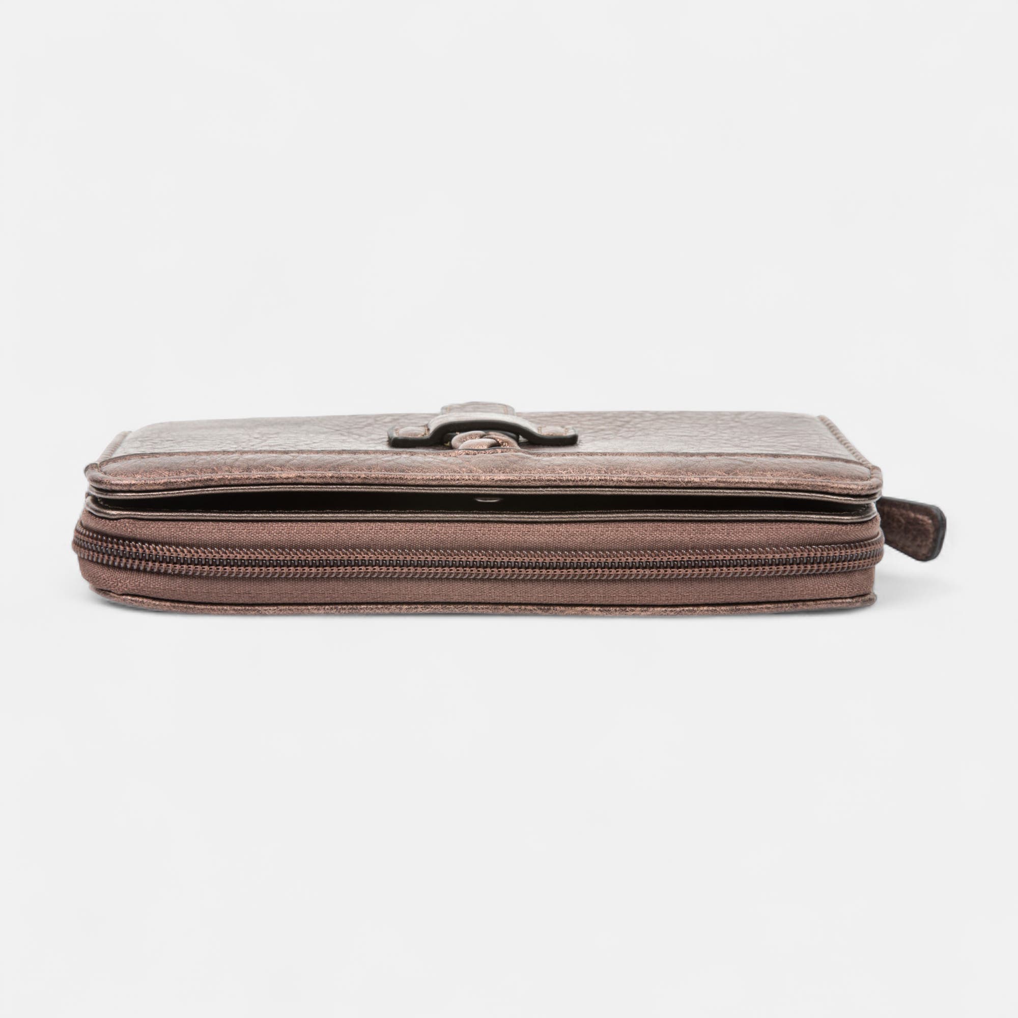Petite maroquinerie bronze