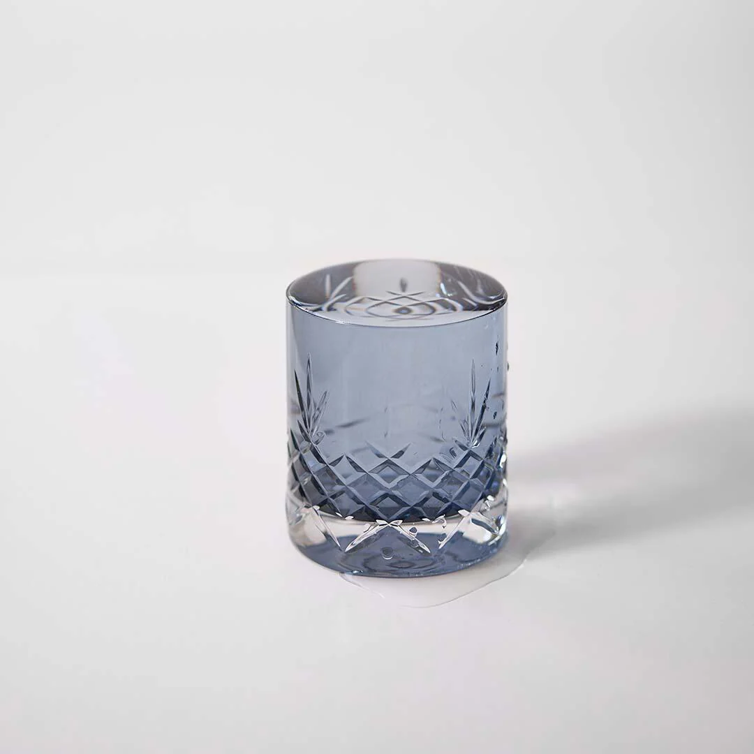 Frederik Bagger  Crispy Topaz Lowball vandglas, blå, 2 stk - 38 cl