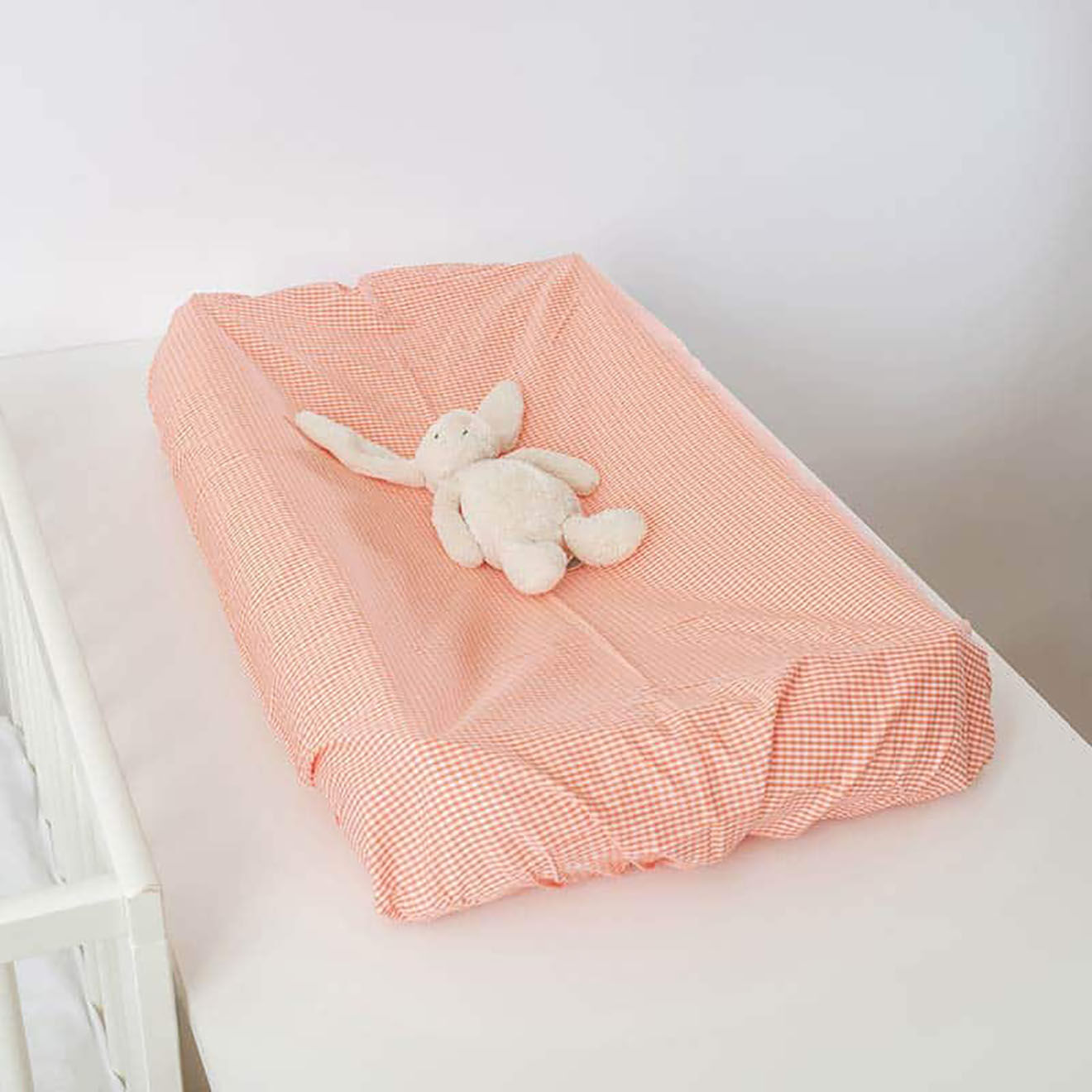 Papate Housse de Matelas à Langer en Coton Bio vichy - 50x70 cm