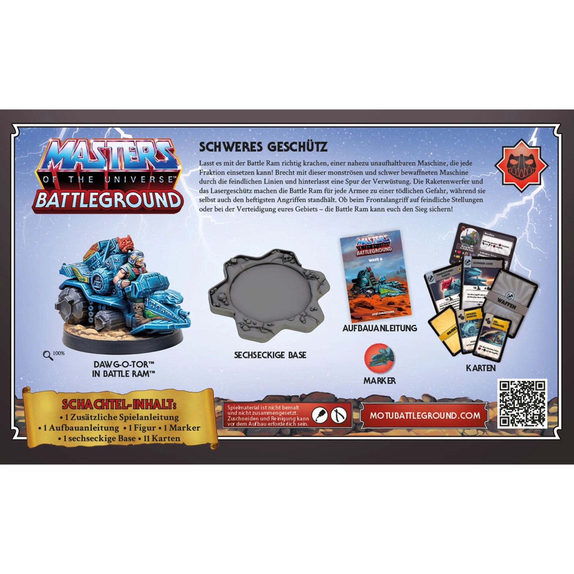 Asmodee Brettspiel Masters of the Universe: Battleground Wave 6 - Fighting Foe Men Faction