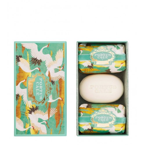 Portus Cale Conjunto Sabonetes White Crane 3x150g