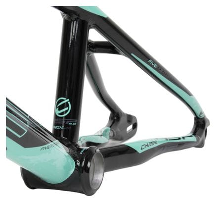 Cadre BMX Chase RSP 5.0 Aluminium Noir / Bleu Turquoise