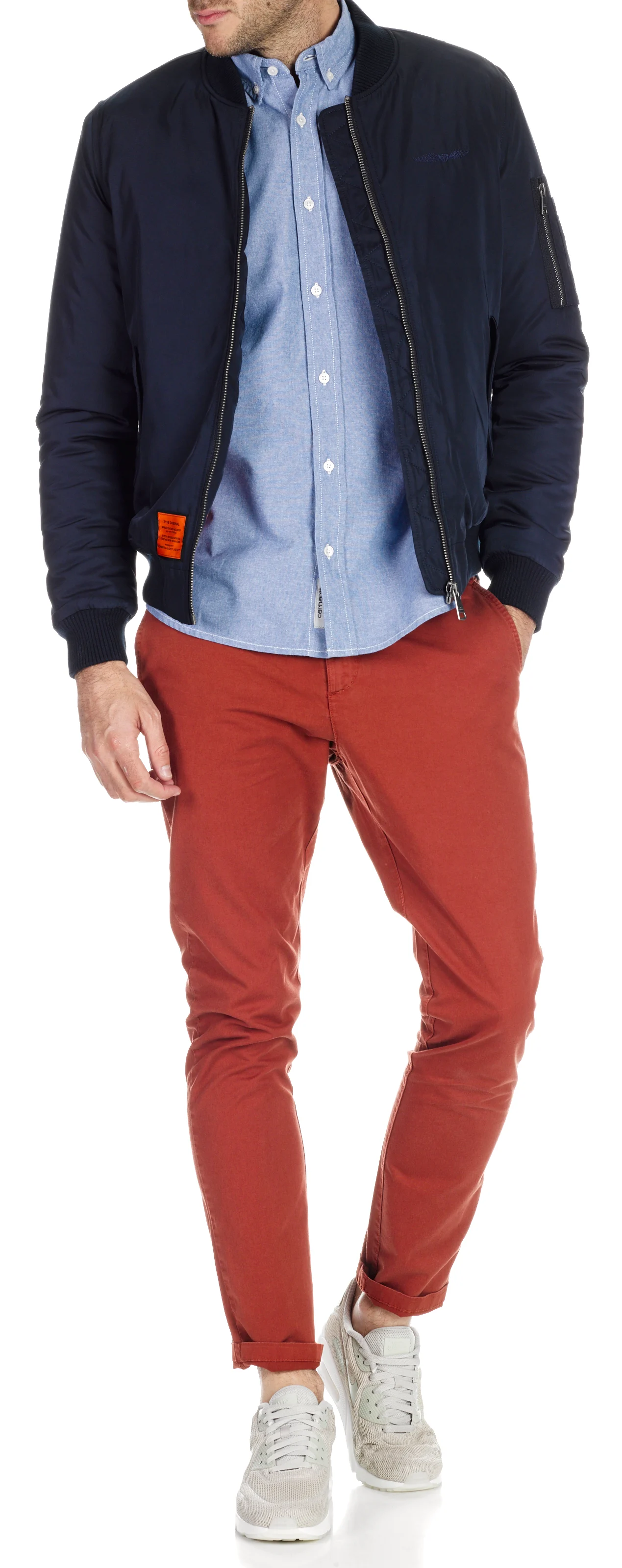 ORIGINAL - Bomber matelassé zippé | Bleu