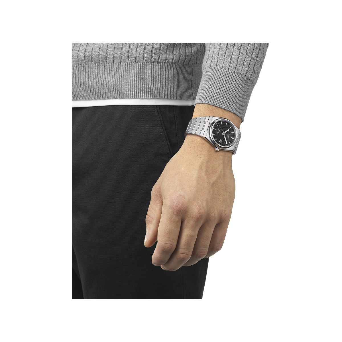 Montre Tissot homme automatique bracelet acier