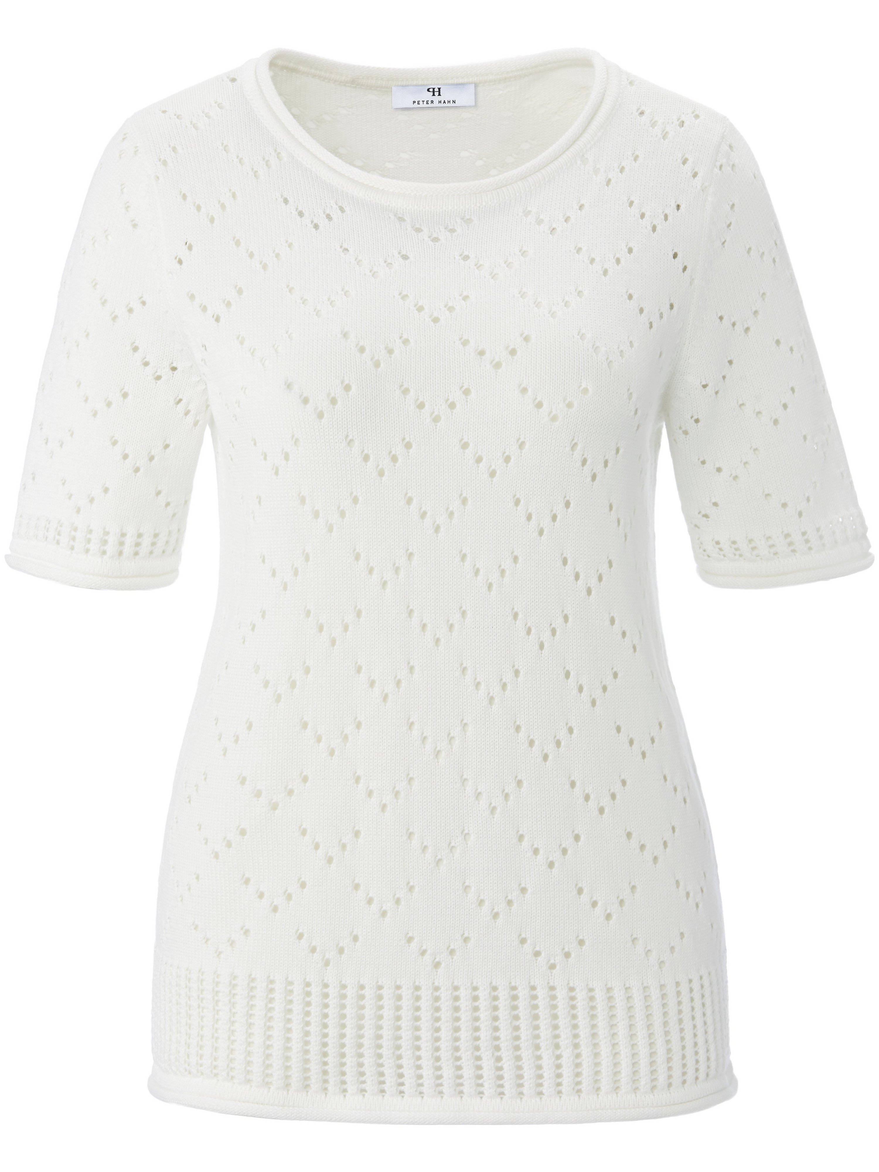 Rundhals-Pullover mit ­1/2-Arm