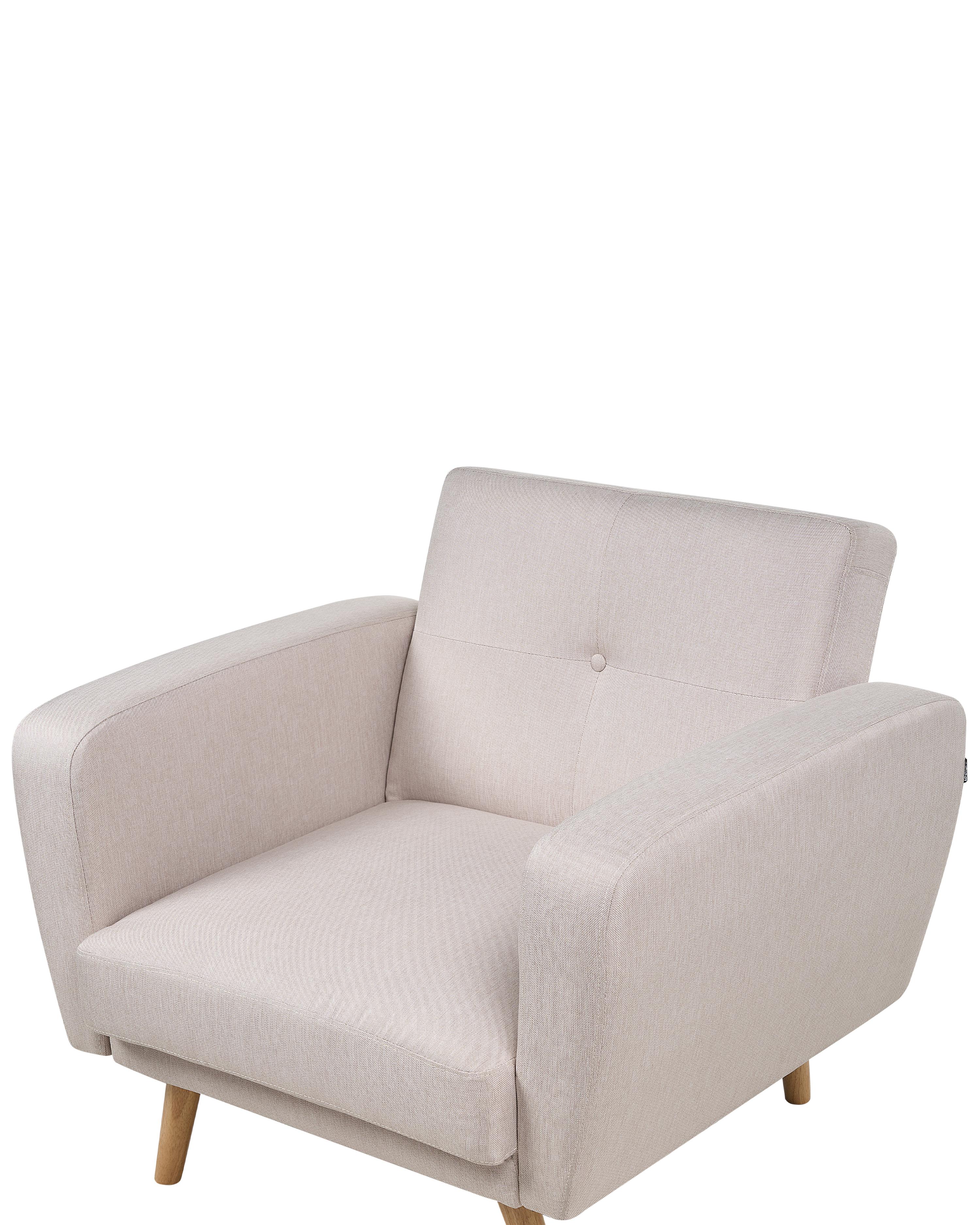 Fauteuil FLORLI Stof Lichtbeige