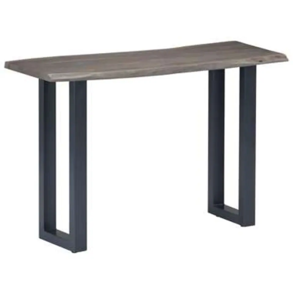 vidaXL - Wandtafel - Grijs - Hout