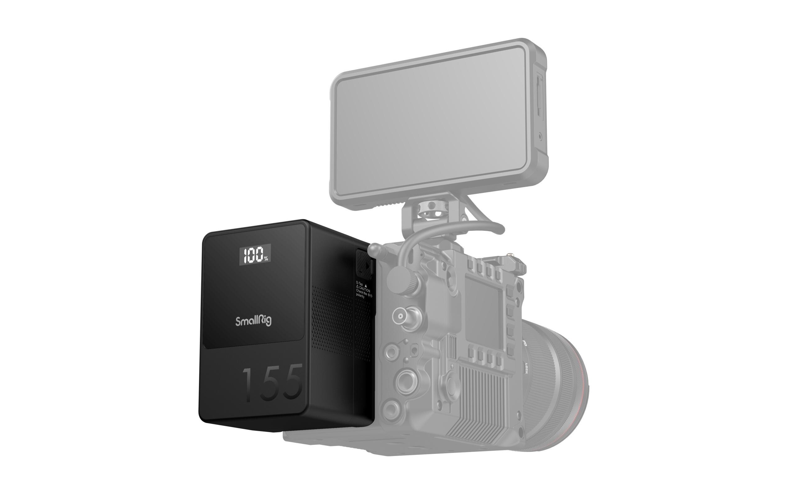 Videokamera-Akku VB155 Mini V-Mount<br>Leistungsstarker Mini V-Mount-Akku